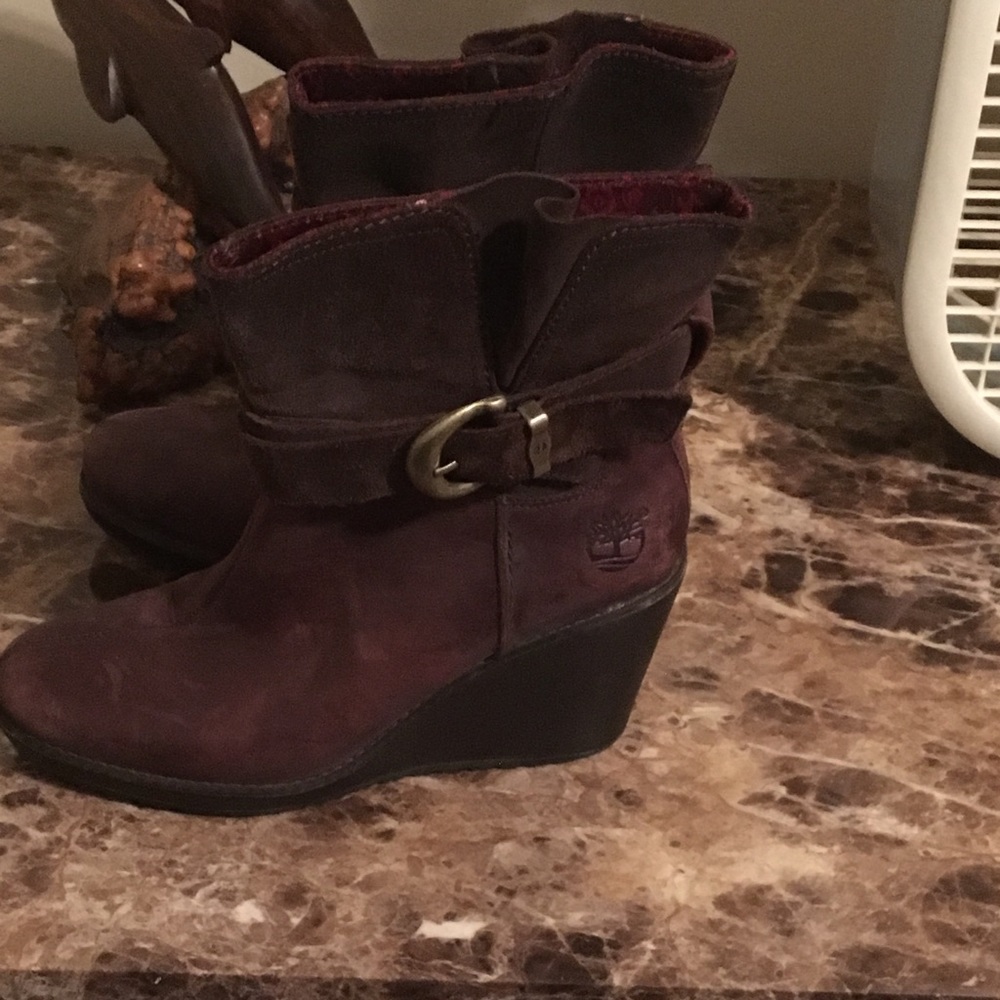 Timberland women’s boots with heel